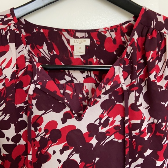 J crew long sleeve pattern blouse - Picture 3 of 6